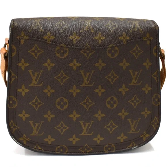 Authentic LOUIS VUITTON Saint Cloud GM Shoulder Bag Monogram + COA